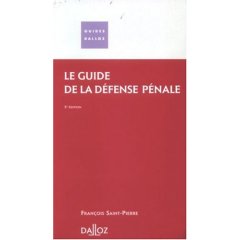Couverture du guide de la défense pénale